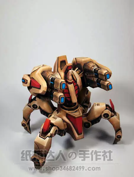 Mô hình giấy 3D handmade món quà tự làm StarCraft 2 Immortal Immortal Protoss handmade - Mô hình giấy