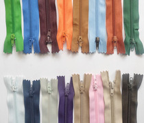 Handle foreign trade zipper fabric DIY patchwork zipper Pants door zipper 4 pieces