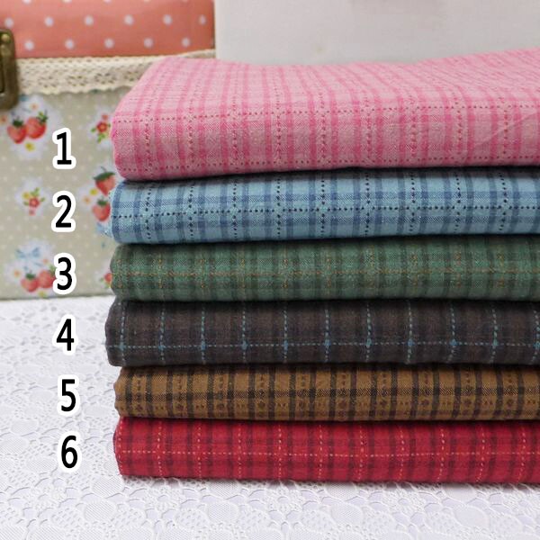 First Dyeing Cloth Group Handmade Cloths Fabric Plaid Cotton Fabric Pure Cotton Full Cotton Fabric 1 4 Yards Up For Sale