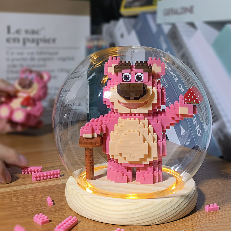 Strawberry Bear DIY Handmade Gift Bestie Birthday Boy Send Girlfriend to Graduation Walking Lovers Good Things