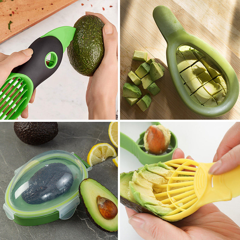 Avocado tools are all here Super practical avocado special knife fresh-keeping storage box grinder shell removal