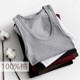 Men's Cotton Vest Breathable Comfortable Sweat Vest Hurdles Sports Slim T-shirt Narrow Shoulder Straps