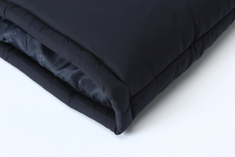 Áo khoác dày 200 kg ấm áp đầu bếp XL xuống áo vest cotton nam đứng cổ áo lụa áo ấm nam mùa đông