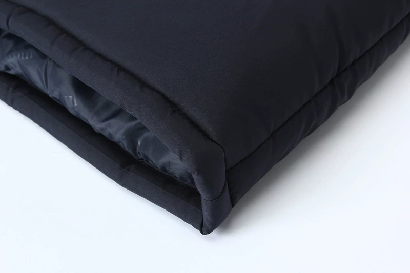 Áo khoác dày 200 kg ấm áp đầu bếp XL xuống áo vest cotton nam đứng cổ áo lụa áo khoác nam mùa hè