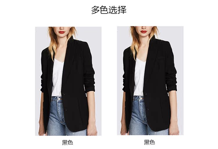 Mùa xuân và mùa thu mới của phụ nữ mỏng màu đen giản dị nhỏ phù hợp với áo khoác nữ lưới màu đỏ chic phù hợp với chuyên nghiệp phù hợp với thủy triều - Business Suit đồ nữ đẹp