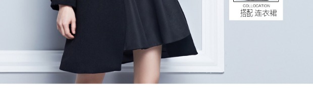 Đặc biệt hàng ngày mùa thu và mùa đông áo khoác cashmere của phụ nữ áo khoác len dài đôi ngực áo khoác nữ phù hợp với cổ áo dày - Trung bình và dài Coat áo khoác adidas nữ