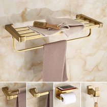 All copper antique towel rack European bath towel rack toilet rack bathroom hardware pendant set GY112
