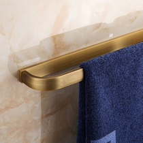 Queens family European style all copper antique towel bar retro single towel rack Ark hardware pendant GY1707