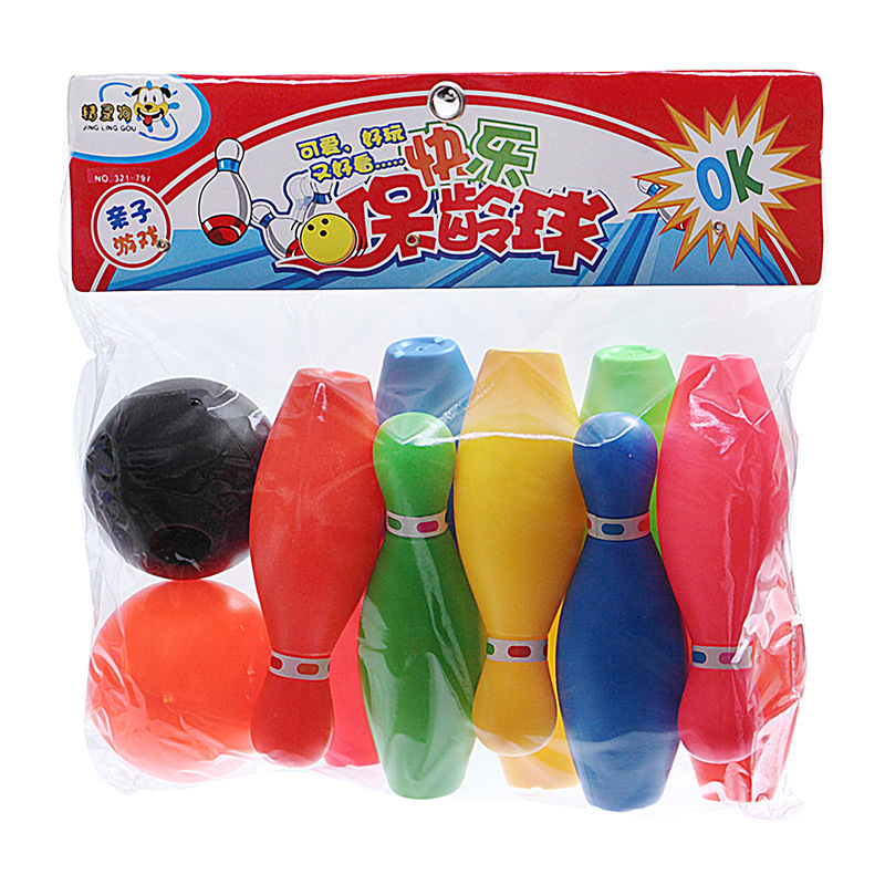 Puzzle Parenting Interactive Toy Simulation Bowling Toys Plastic Bowling Toy Sets Kindergarten Toys