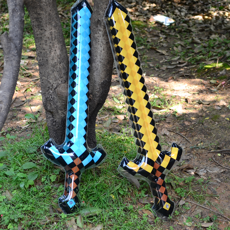 New inflatable size Number of grid Sword Inflatable Knife inflators inflatable toy Toy Show Event Props 95CM