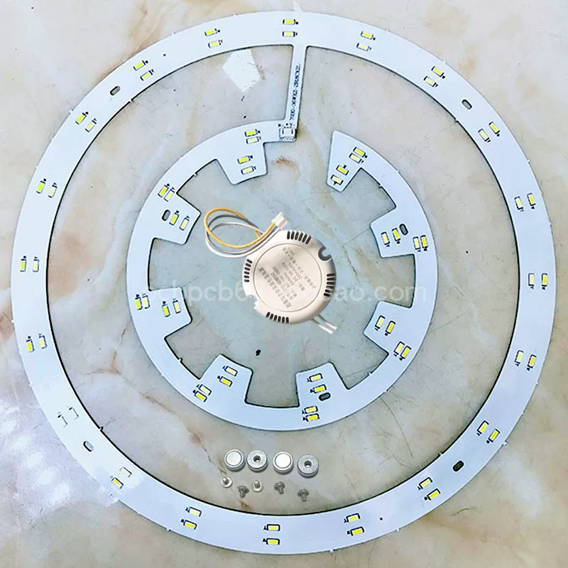 Три стойки 380мм-7030-36WX2-72LED Световой источник Двойной цвет фонарь Доверие 2B18CX2 Алюминиевое основание Светодиоды