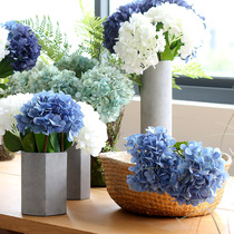 Elegant French Hydrangea simulation flower ornaments living room high-grade light luxury decoration flower fake flower TV cabinet home flower arrangement