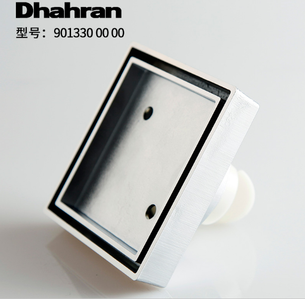 Dhahran square fully tiled bathroom powder room household deodorant hidden floor drain 10×10cm