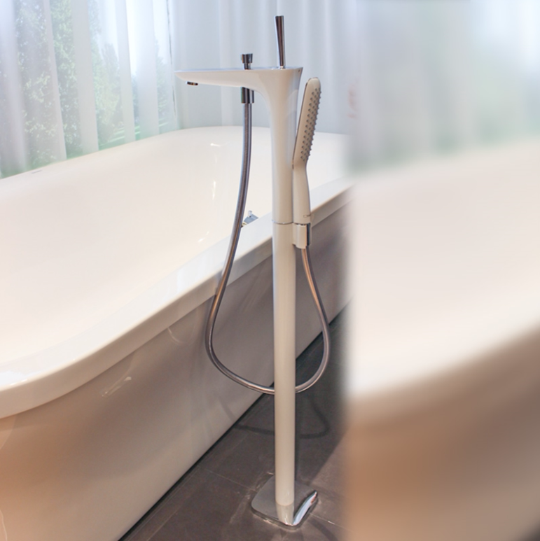 Hansgrohe Prada 15473400 Faucet 15473407 Single lever floor standing bathtub mixer with valve core