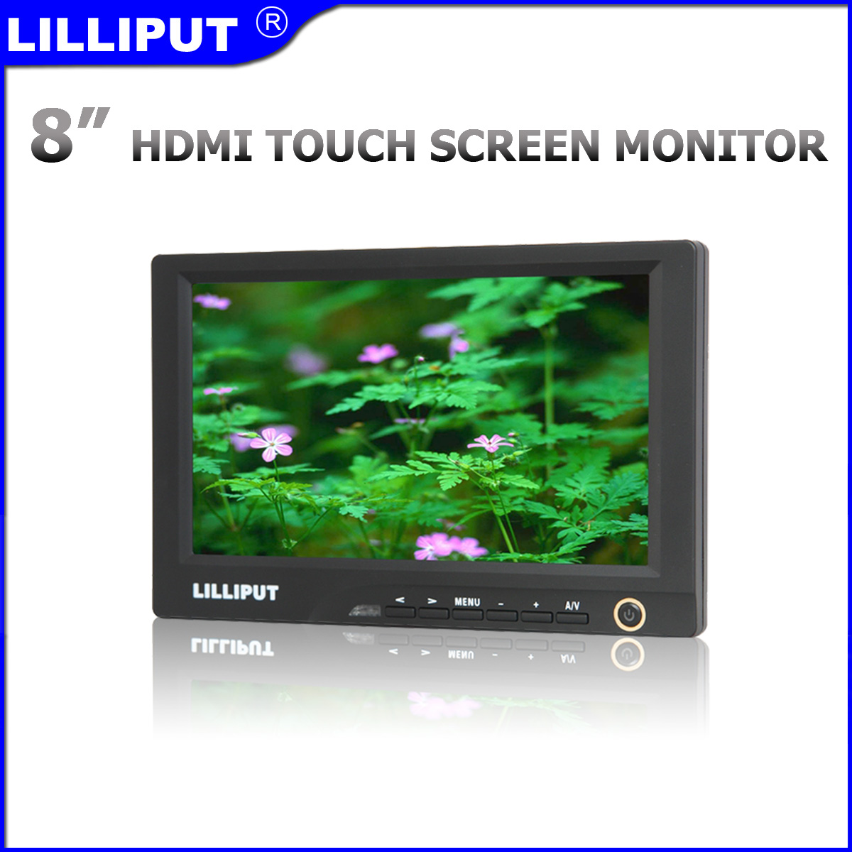 Lilip 8 inch HD touch monitor with HDMI DVI interface 869GL-80NP C T