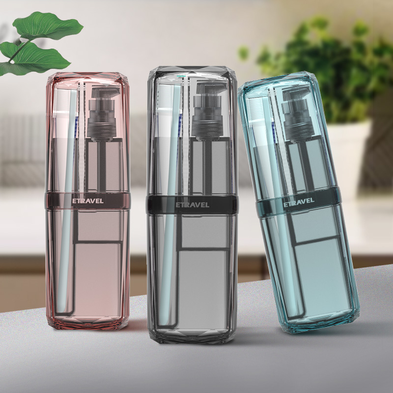 Travel wash cup bottling storage supplies bag travel portable mouthwash cup set travel toothbrush storage box