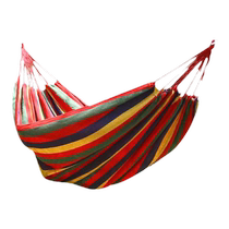 Hammock outdoor anti-rollover portable double canvas swing indoor home balcony childrens hammock dormitory student