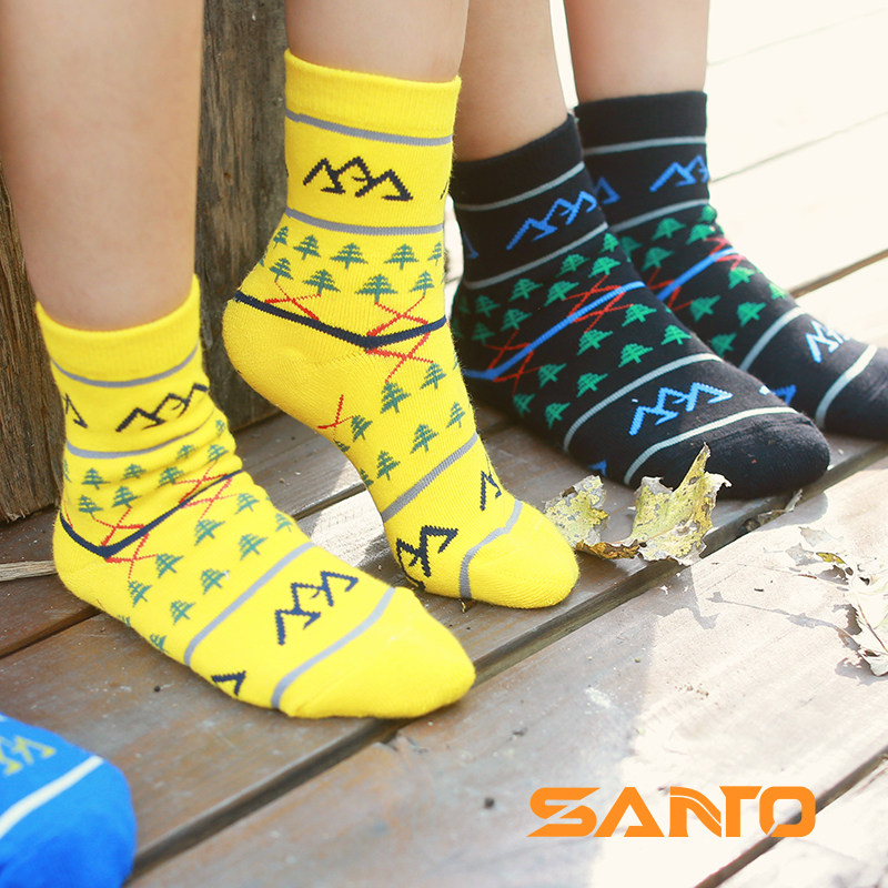 Mountain Tuo Sports Socks Outdoor Children Autumn Winter Anti-Chill Socks Hiking SWEAT SPEED DRY AIR PERMEABLE RUNNING THICKENED SOCKS