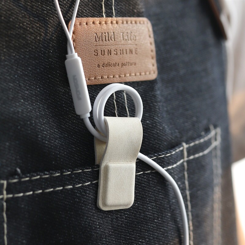 Headphone cable storage buckle clip fixed clip fish bone magnetic suction collar bundle clip line Apple Xiaomi Huawei earphone accessories anti-winding winding artifact finishing portable buckle line charging data cable