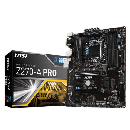MSI\/微星 Z270-A PRO Z270超频主板 电脑挖矿