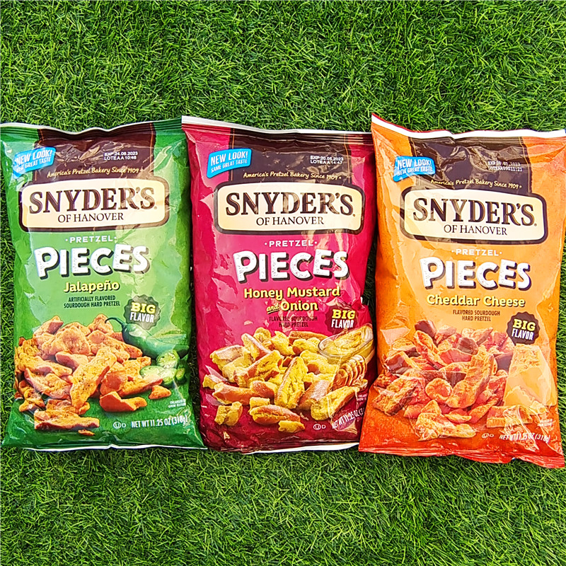 Spicy and Sour Pretzel Crisps Snyders Pretzel Pieces