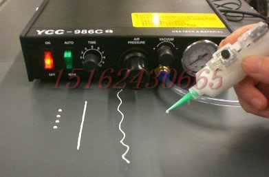 Economical semi-automatic dispensing machine Quick-drying glue Solder paste gluing machine Silicone UV glue manual coating and filling machine