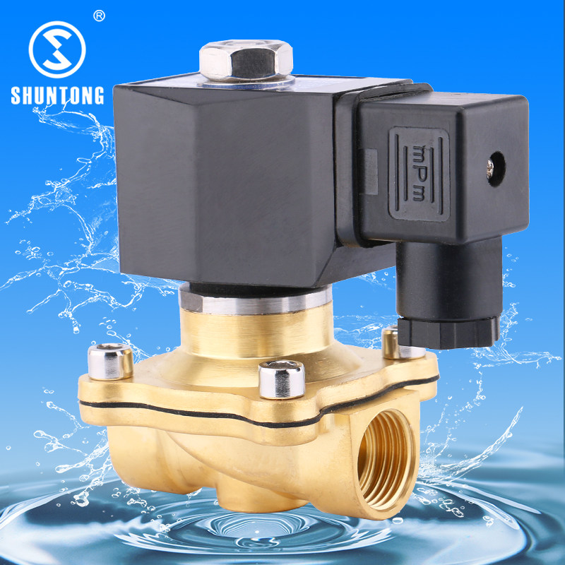 ZS plastic series waterproof water brass diaphragm water treatment 4 points 6 points one inch AC220V solenoid valve
