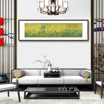 Thousands of miles of rivers and mountains Chinese living room decoration painting Top Ten famous paintings office sofa Feng Shui backer mural