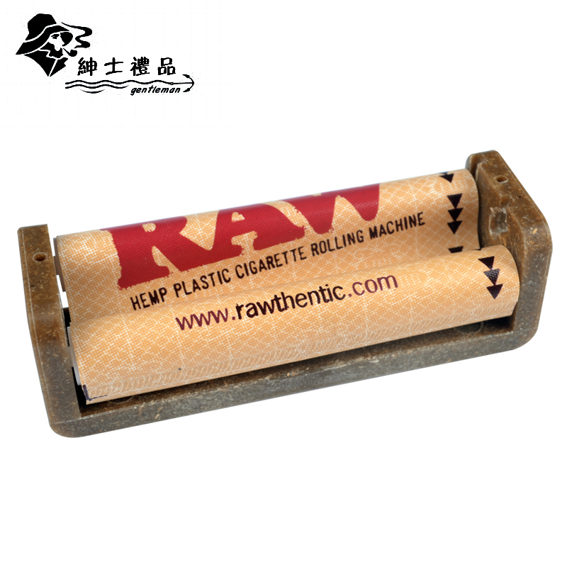 RAW German original imported manual cigarette maker 70mm plastic semi-automatic cigarette maker with spare roll cloth