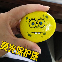 400ml transparent gloss oil spray paint hand-painted stone painting bright protection varnish flower pot painting crafts doll modification