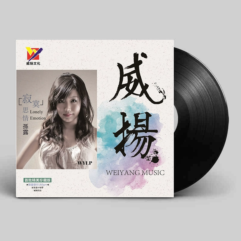 Sun Lu Lonely Feelings LP Vinyl Record Phim cũ 12 inch cho máy quay đĩa Số lượng có hạn - Máy hát