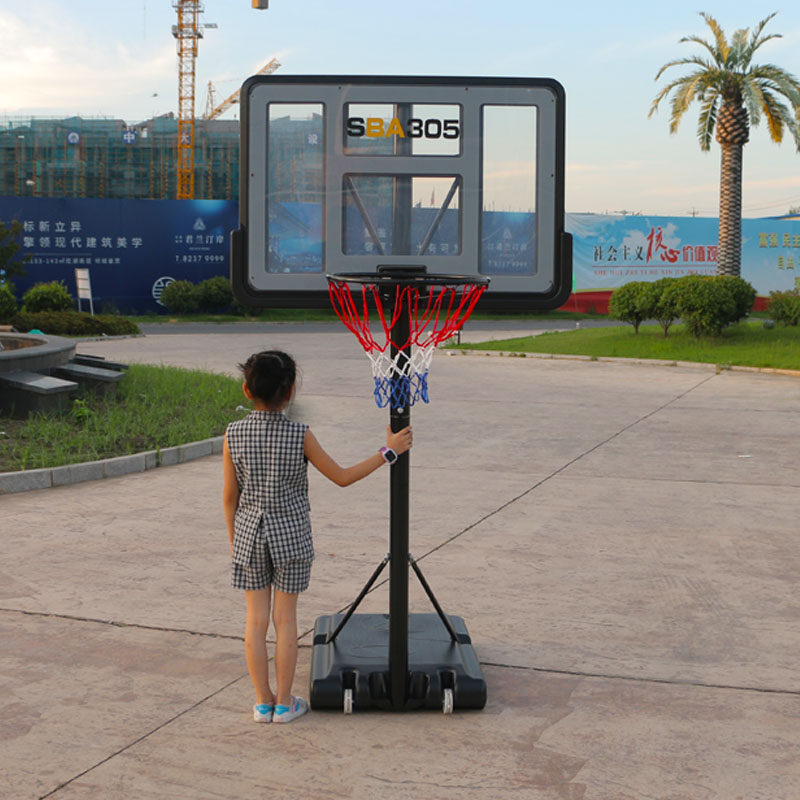 Home Basketball Rack Teen Outdoor Kindergarten Adult Basketball Frame Children Indoor Liftable Mobile Shooting Rack