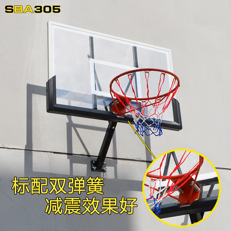 Adult Hanging Home Wall-mounted Basketball Box Indoor Basket Ring Teenagers Hanging Wall Style Standard Basket Frame Basket