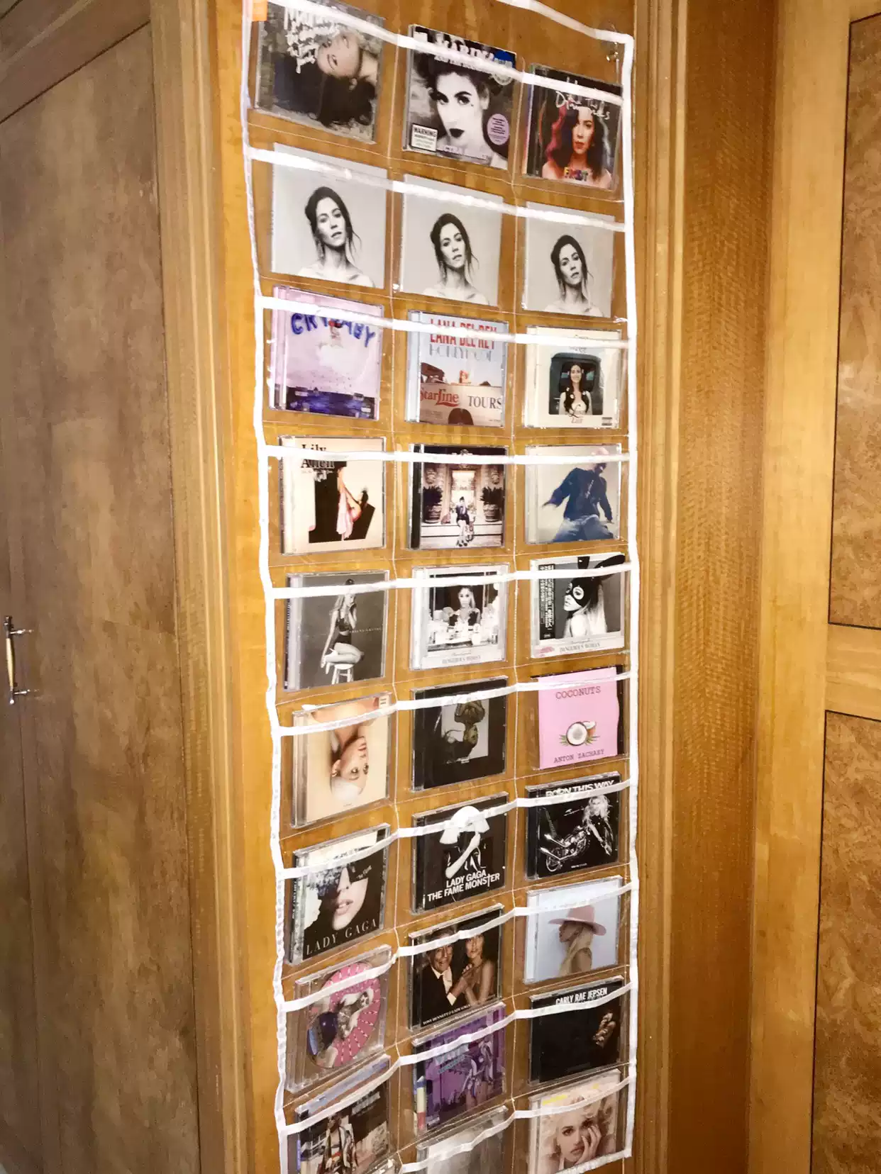 30格全透明CD收纳袋双面可视挂袋式磁带明信片展示袋