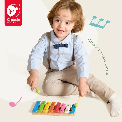 Металлофон для младенца, игрушка, раннее развитие, издает звуки, 1-3 лет