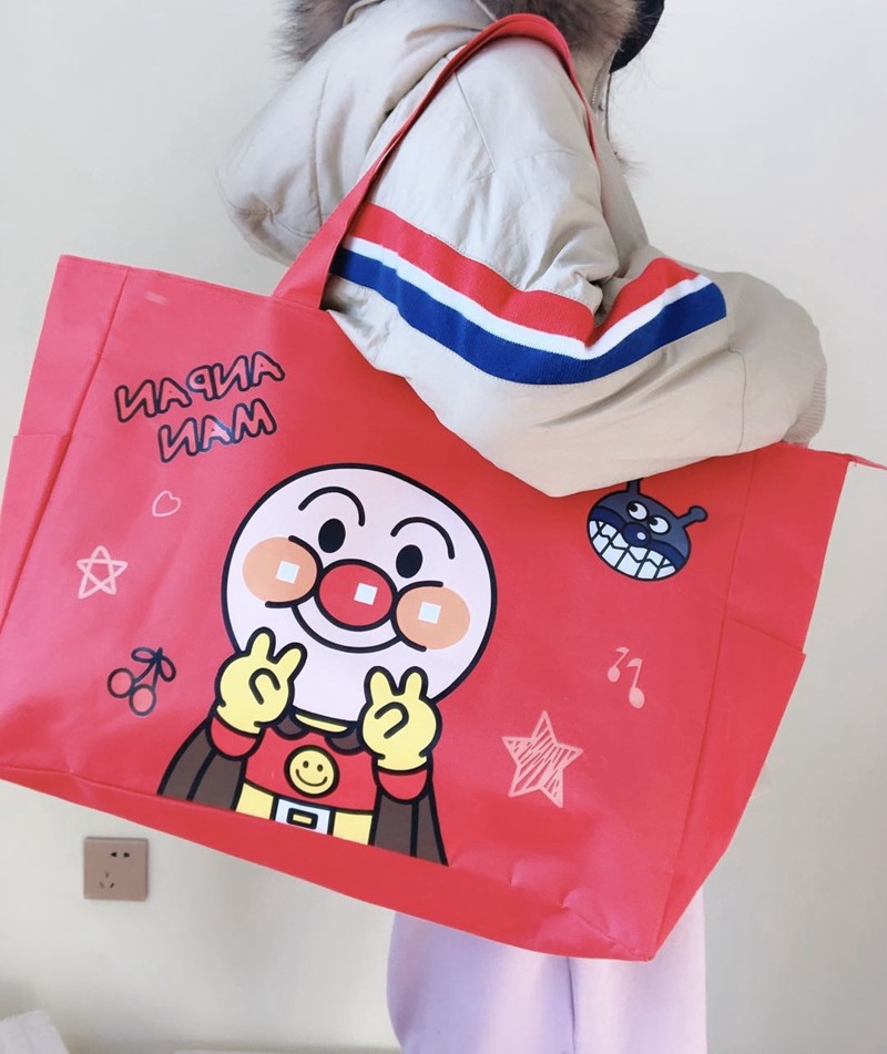 Moving canvas bag large superman super large capacity waterproof canvas handbag shopping bag women's shoulder travel bag