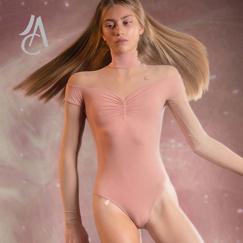 Just A Corpse Imported ballet dance long-sleeved one-piece body suit Yoga suit JAC practice suit
