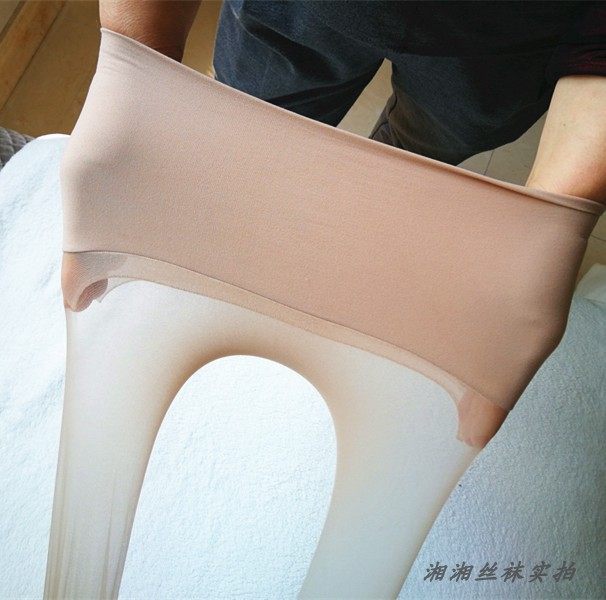 360 degree indentation high waist seamless pantyhose full transparent ultra - thin velvet arbitrary cutting stockings