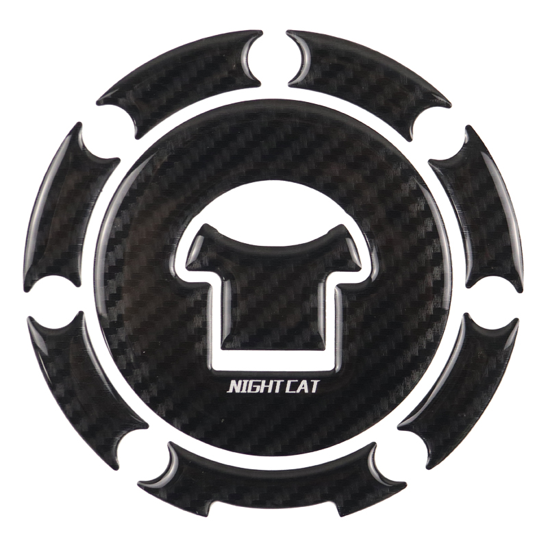 CF Spring Wind NK250 400 650NK MT Tank Lock Lid Post Solid Carbon Fiber Sticker Anti-Scratching