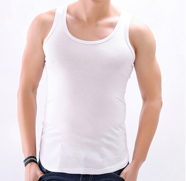 Nam giới cộng với phân bón cộng với kích thước lớn thêm lớn mồ hôi vest chất béo cotton trung niên thể thao lỏng lẻo áo thể thao đáy áo ba lỗ nam cao cấp