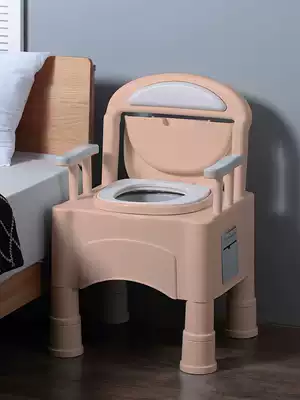 Toilet chair, old toilet, mobile toilet, pregnant woman, toilet chair, indoor bedroom, deodorant, simple and elevated adult