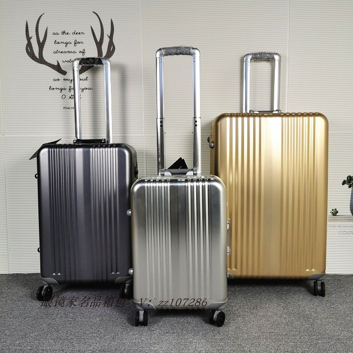 Town store high-end goods all-metal trolley case hinomoto ultra-quiet universal wheel aluminum-magnesium alloy boarding suitcase