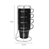 Веселая пить чашка сет-черный