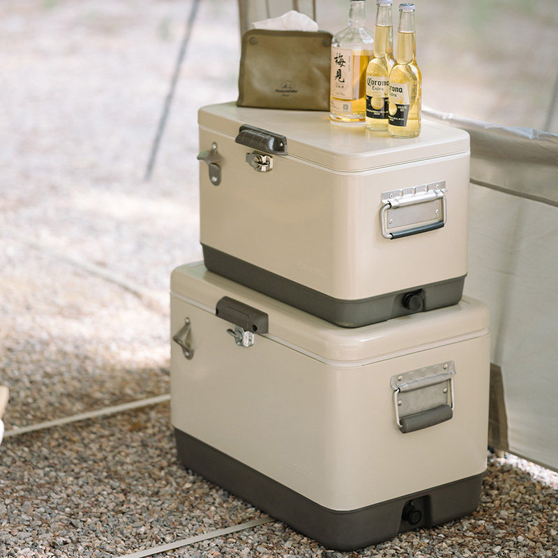 Naturehike Nooke Lingyuan Retro Insulator Field Campaign Mobile Refrigerator Car with Large Capacity Frozel