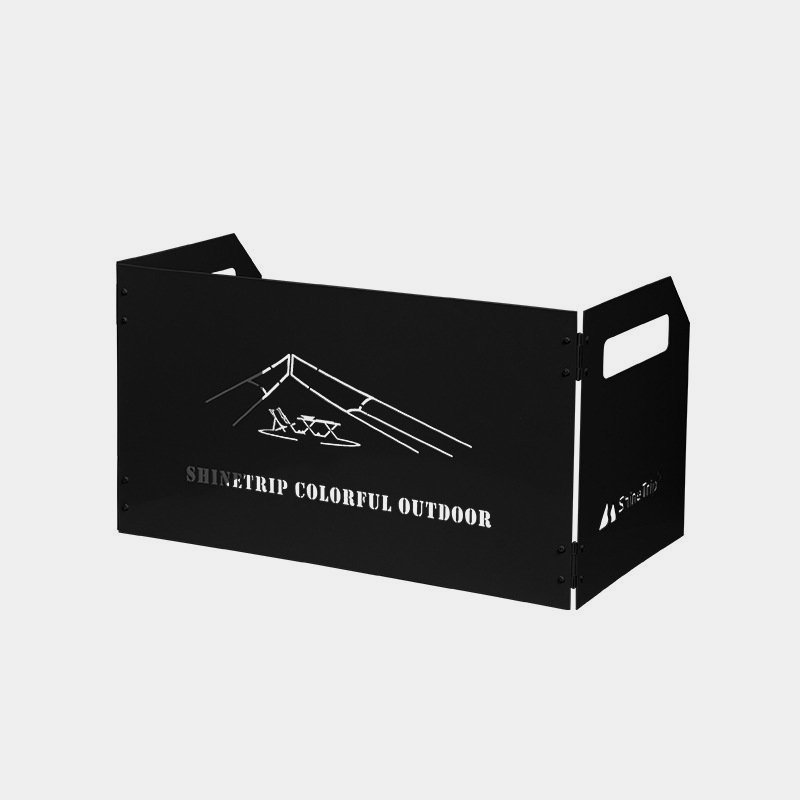 Large River Outdoor Folding Folding Wind Screens Wild Dining Card Stove Containment Portable Camping Tabletop Stove Wild Cooking Windproof Hood