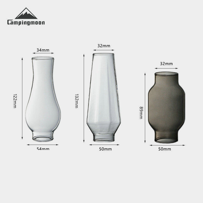 Kerman T1 coreless candle lamp atmosphere lampshade heatproof glass lampshade petrol lamp replacement glass shade atmosphere glass lampshade