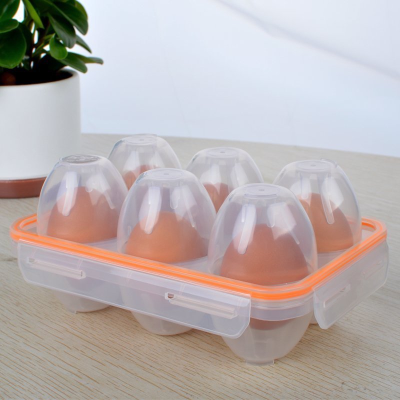 Fire maple black Deer silicone egg protection box Anti-pressure shockproof portable camping picnic egg clip shatterproof egg box
