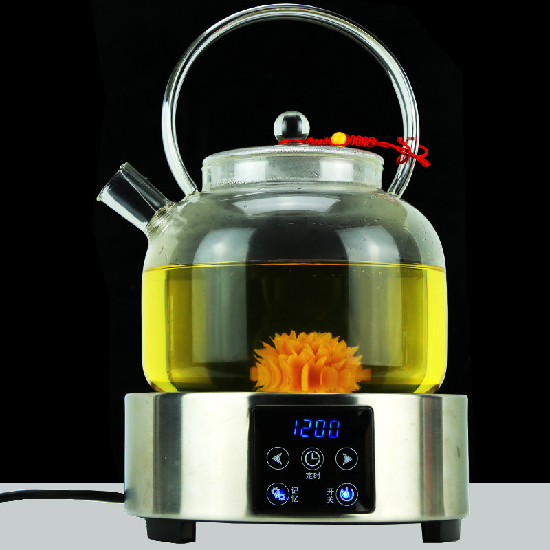Fully automatic electric pottery stove tea stove black tea boiling tea machine large number glass boiling kettle large capacity cooking teapot suit home-Taobao