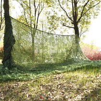 Pure green pseudo-mounted net Mountain green cover net anti-air flapping net outdoor shade indoor decoration net double layer thickened