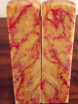 Natural Changhua chicken blood stone for seal engraving (bloodline connection) soft steel bottom Bahrain Shoushan Laos Tianhuang stone